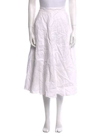 Reformation Linen Midi Length Skirt