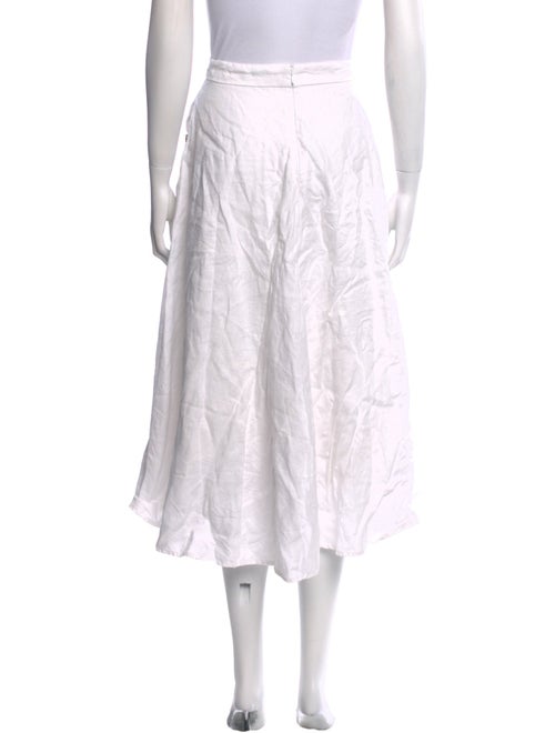 Reformation Linen Midi Length Skirt