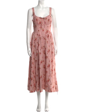 Reformation Linen Long Dress