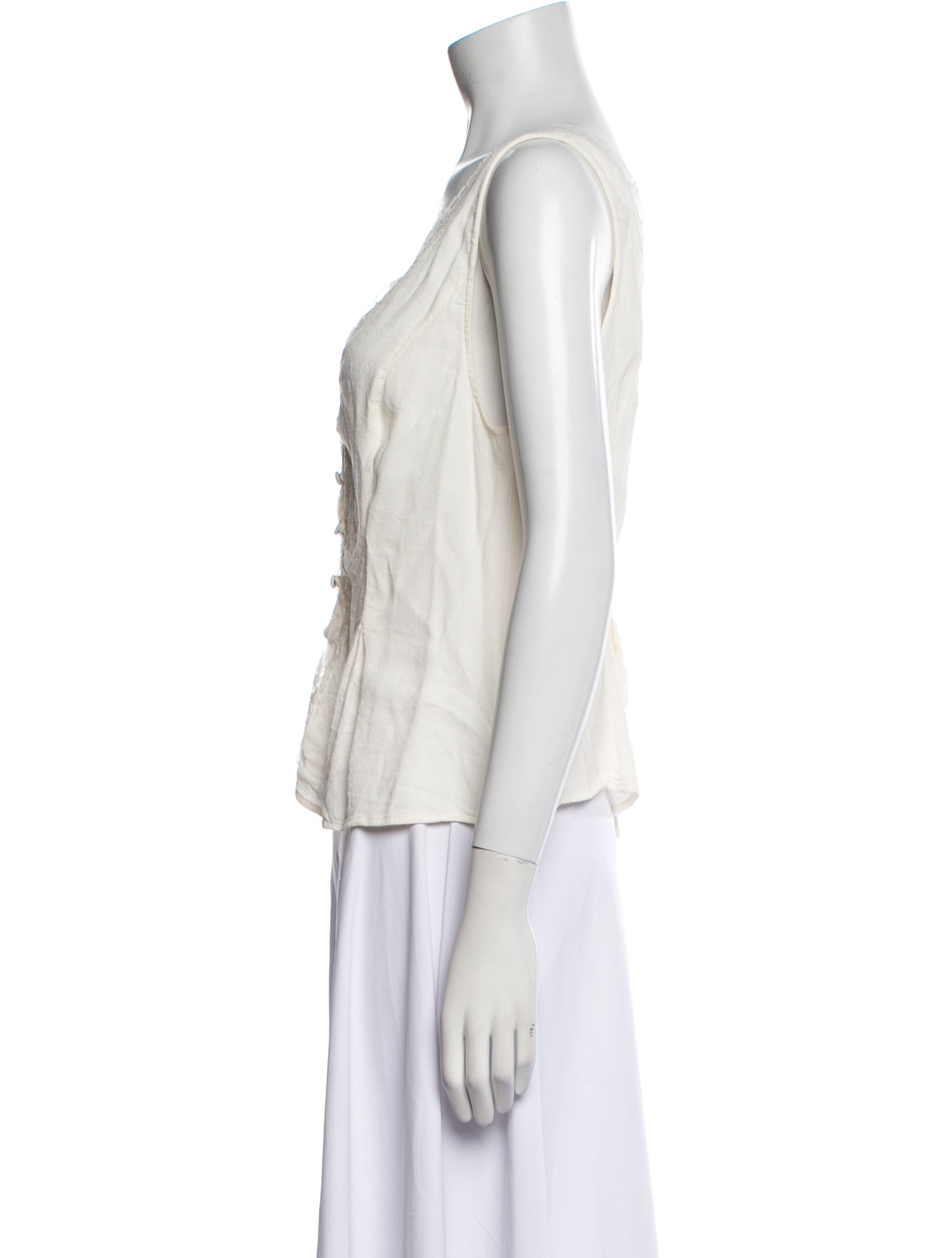 Reformation V-Neck Sleeveless Top