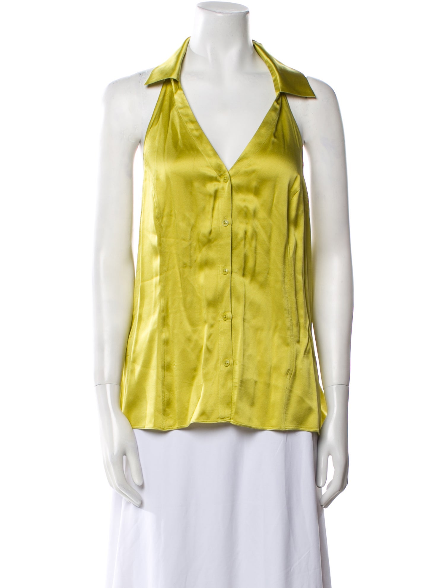 Reformation Silk Sleeveless Blouse