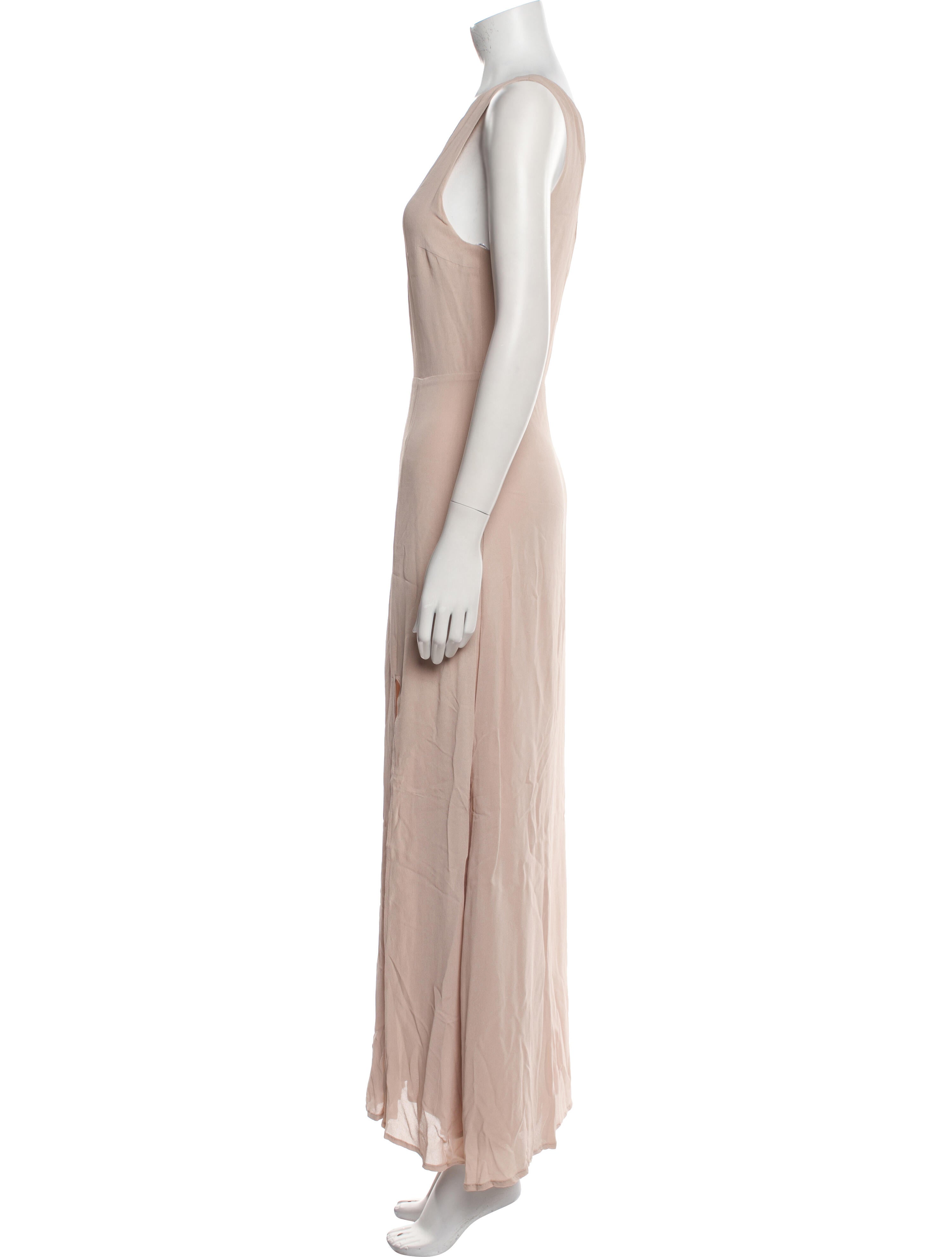 Reformation One-Shoulder Long Dress