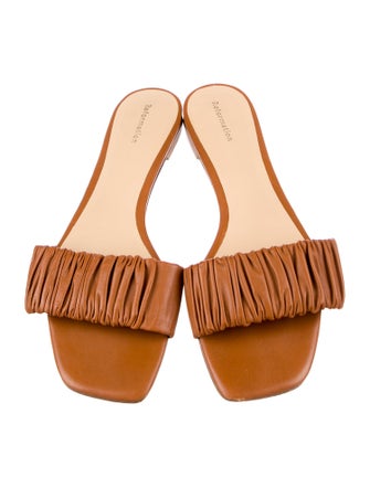 Reformation Leather Slides