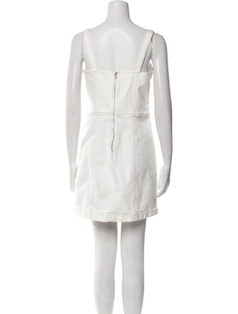 Reformation Square Neckline Mini Dress