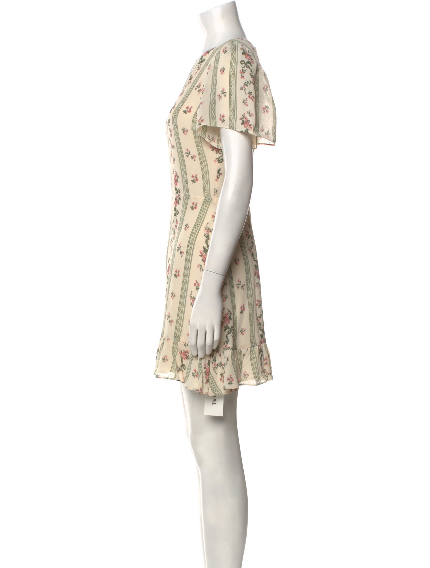 Reformation Floral Print Mini Dress