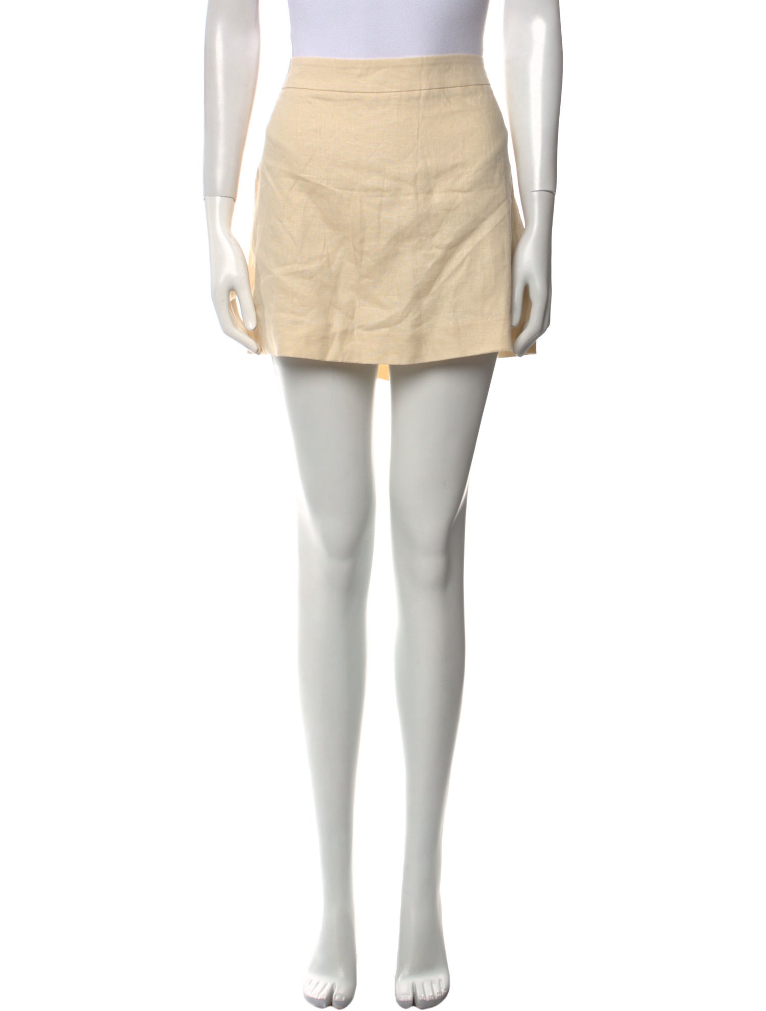 Reformation Linen Mini Skirt