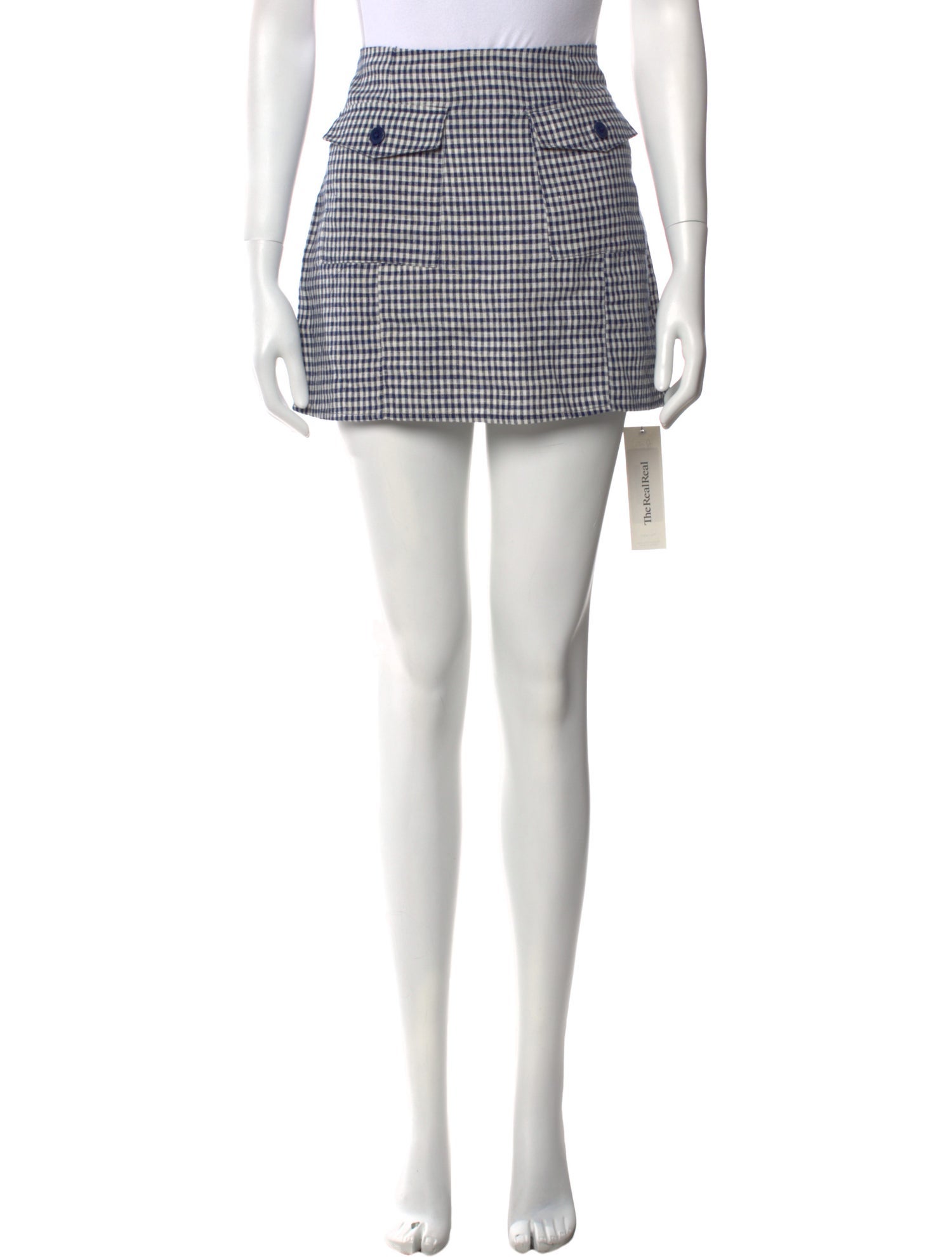 Reformation Linen Mini Skirt