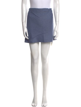 Reformation Linen Mini Skirt
