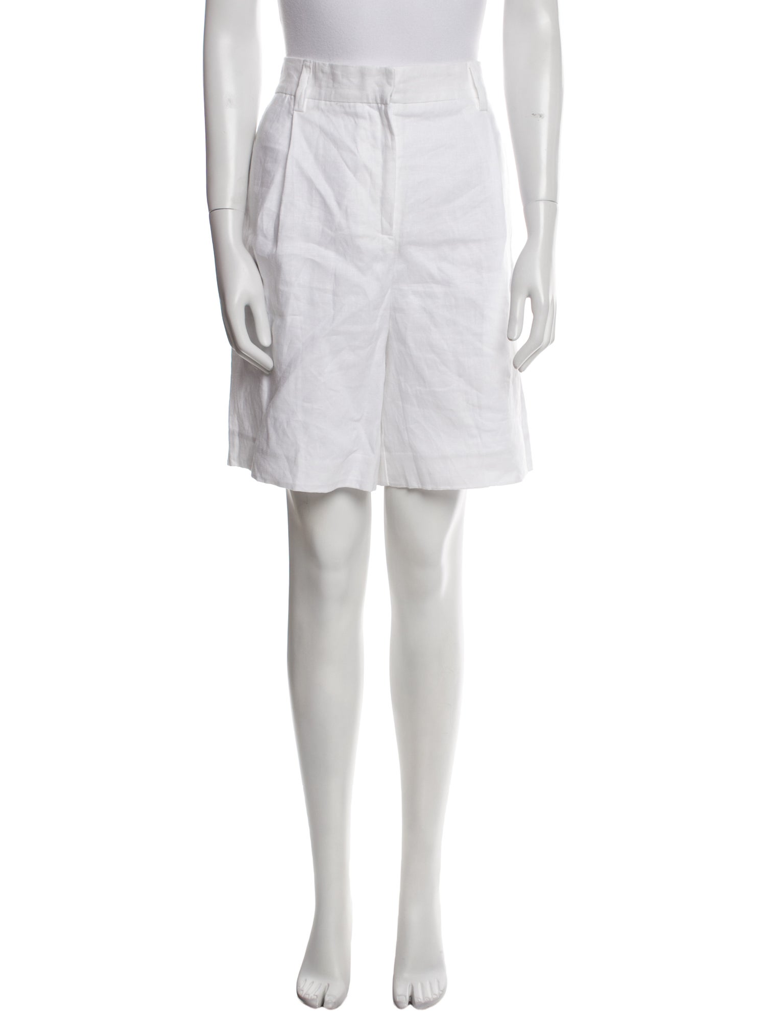 Reformation Linen Knee-Length Shorts