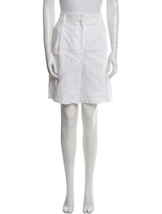 Reformation Linen Knee-Length Shorts