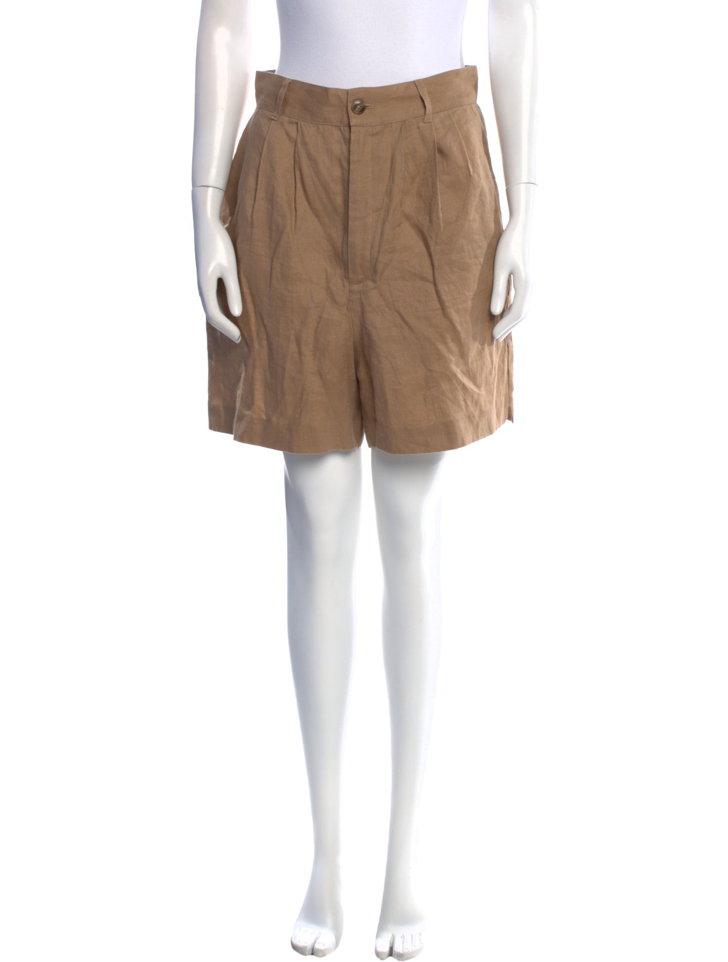Reformation Linen Knee-Length Shorts