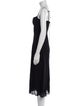 Reformation Square Neckline Knee-Length Dress