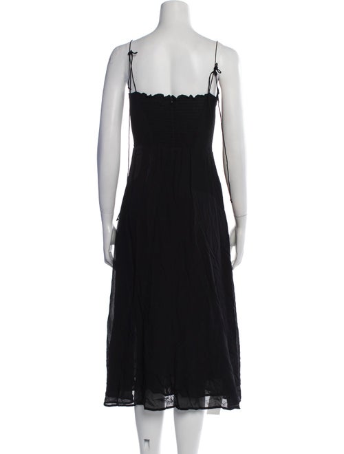 Reformation Square Neckline Knee-Length Dress