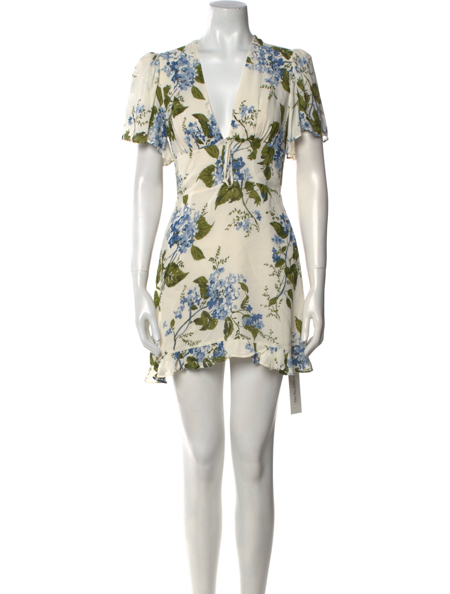 Reformation Floral Print Mini Dress