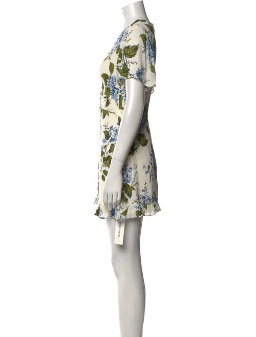 Reformation Floral Print Mini Dress