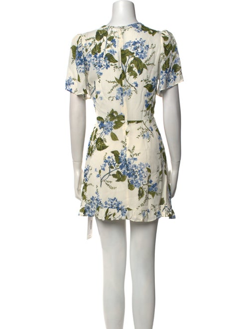 Reformation Floral Print Mini Dress