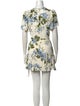 Reformation Floral Print Mini Dress