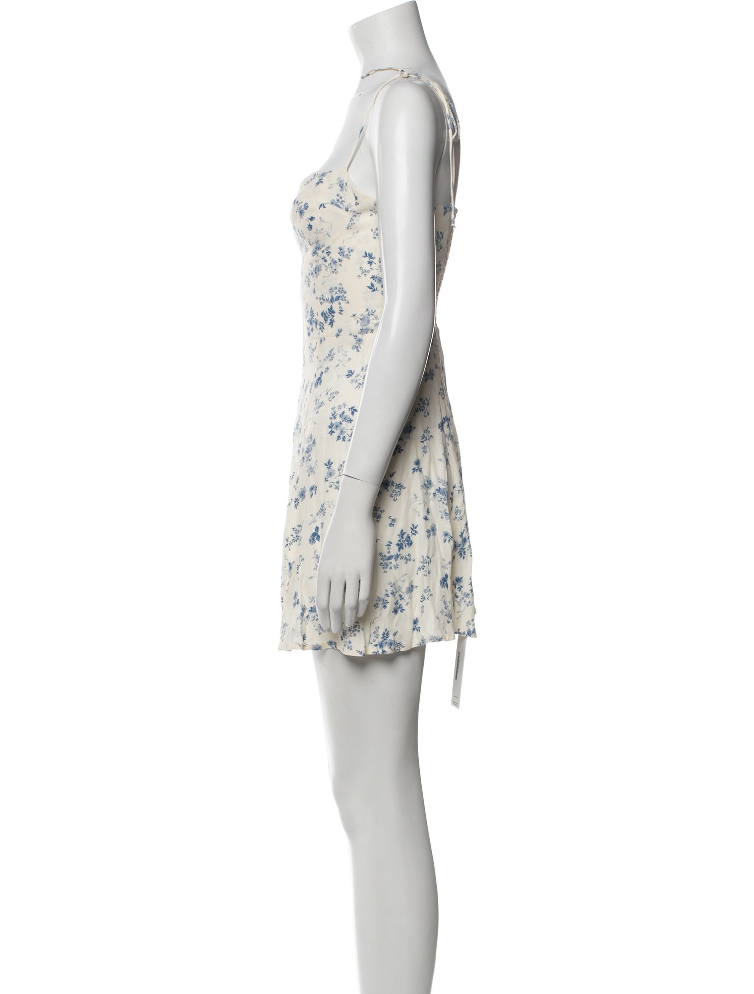 Reformation Floral Print Mini Dress