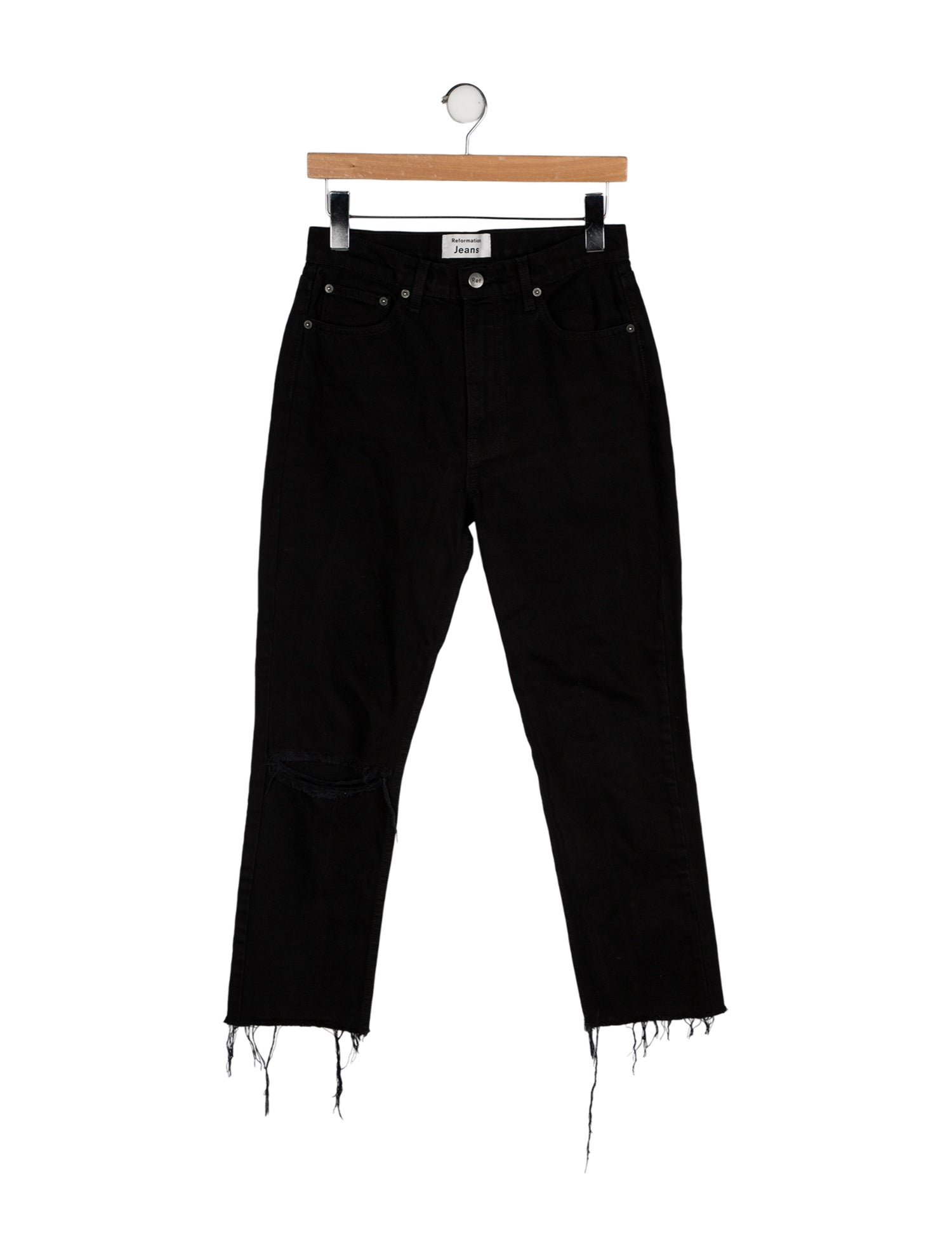 Reformation Mid-Rise Straight Leg Jeans