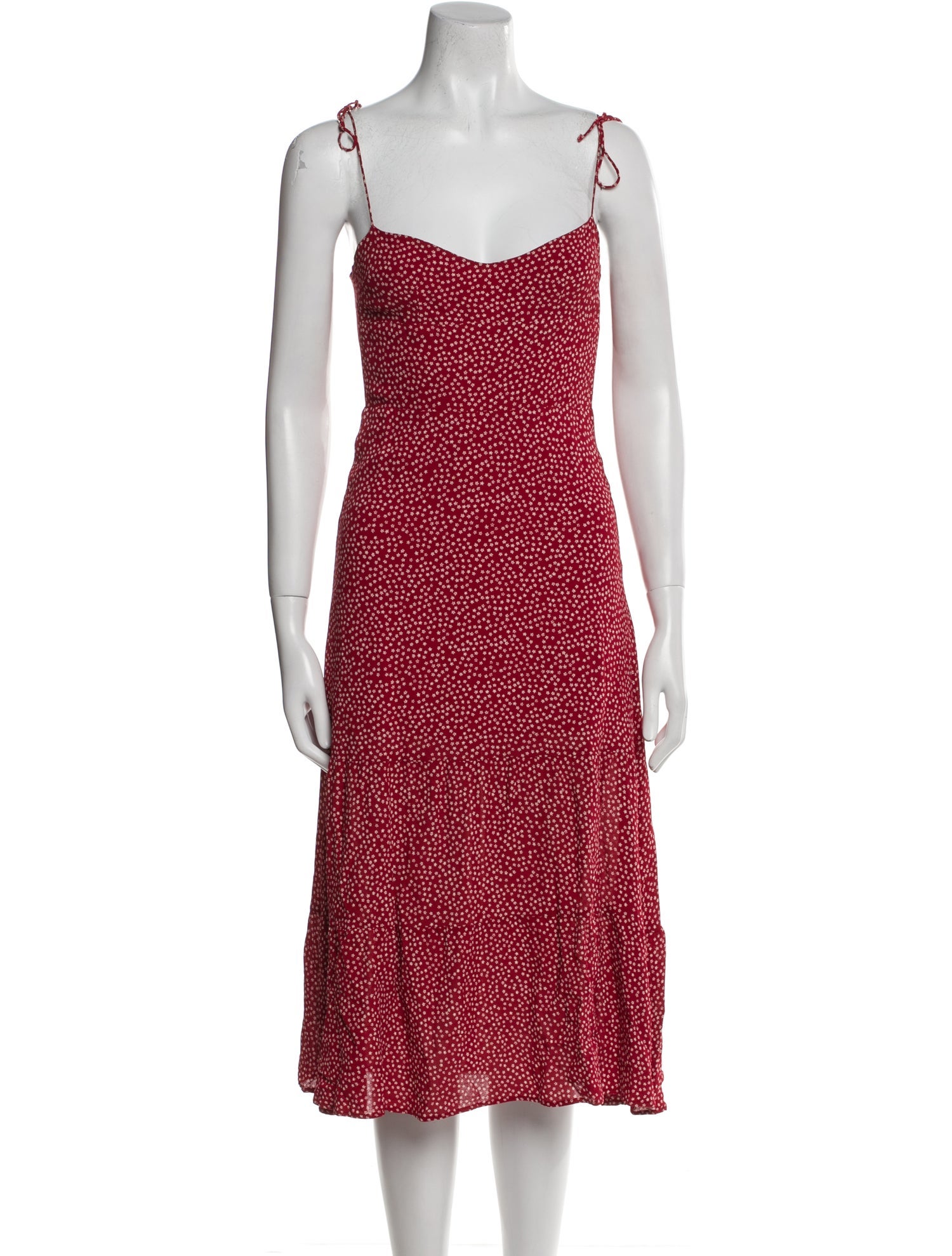 Reformation Printed Midi Length Dress