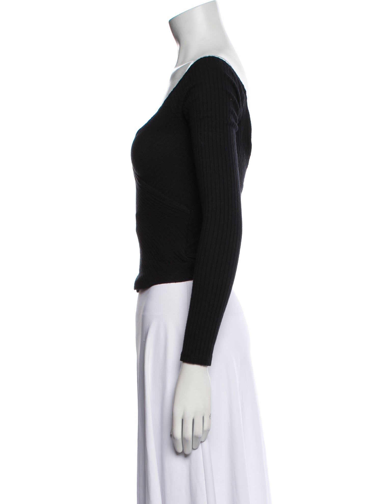 Reformation V-Neck Three-Quarter Sleeve Bodysuit