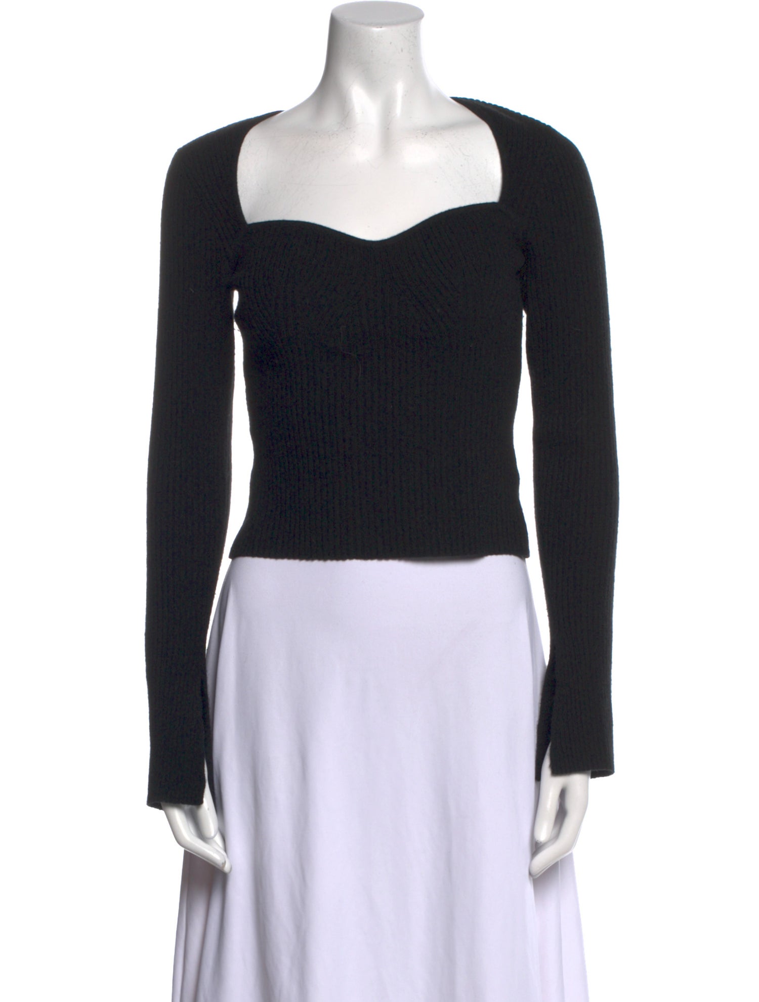 Reformation Cashmere Square Neckline Bodysuit