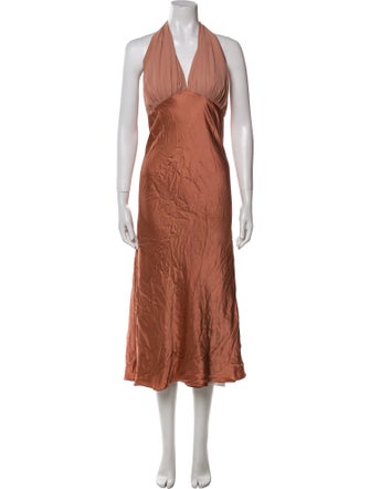 Reformation Silk Long Dress