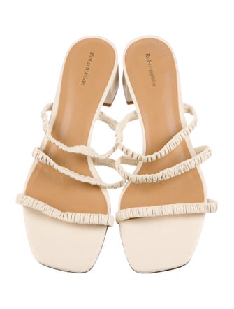 Reformation Leather Slides