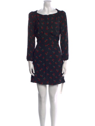 Reformation Printed Mini Dress