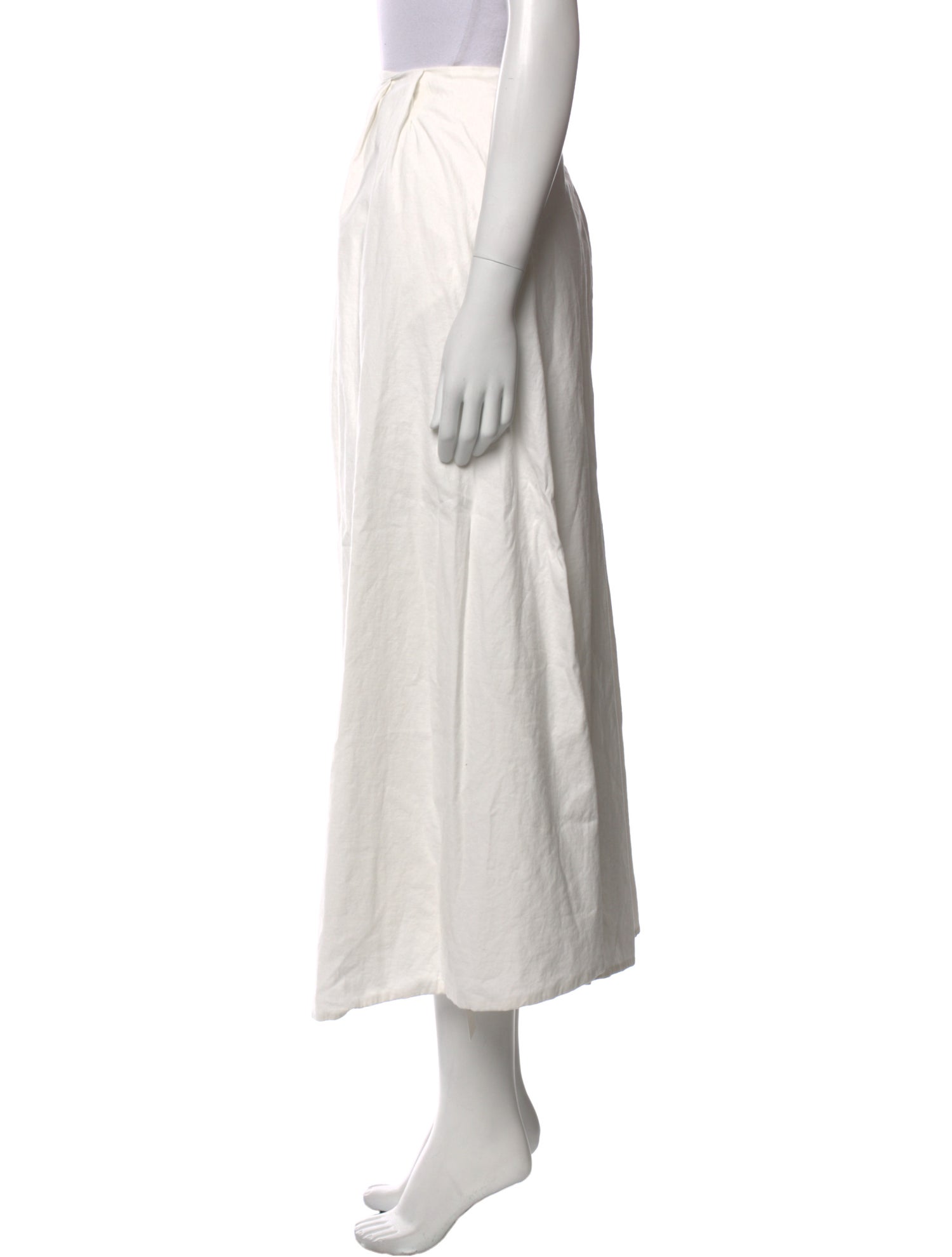 Reformation Pleated Accents Midi Length Skirt