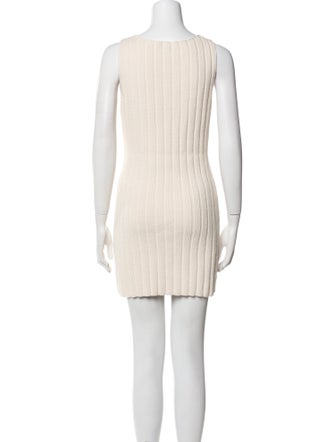 Reformation Bateau Neckline Mini Dress