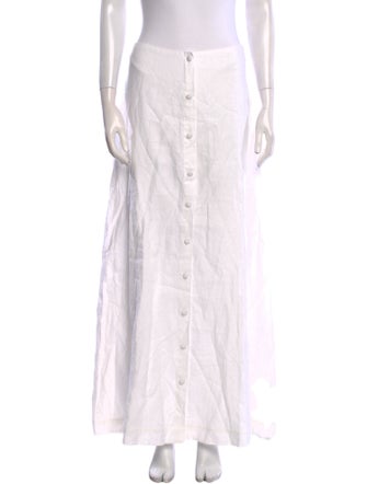 Reformation Linen Long Skirt