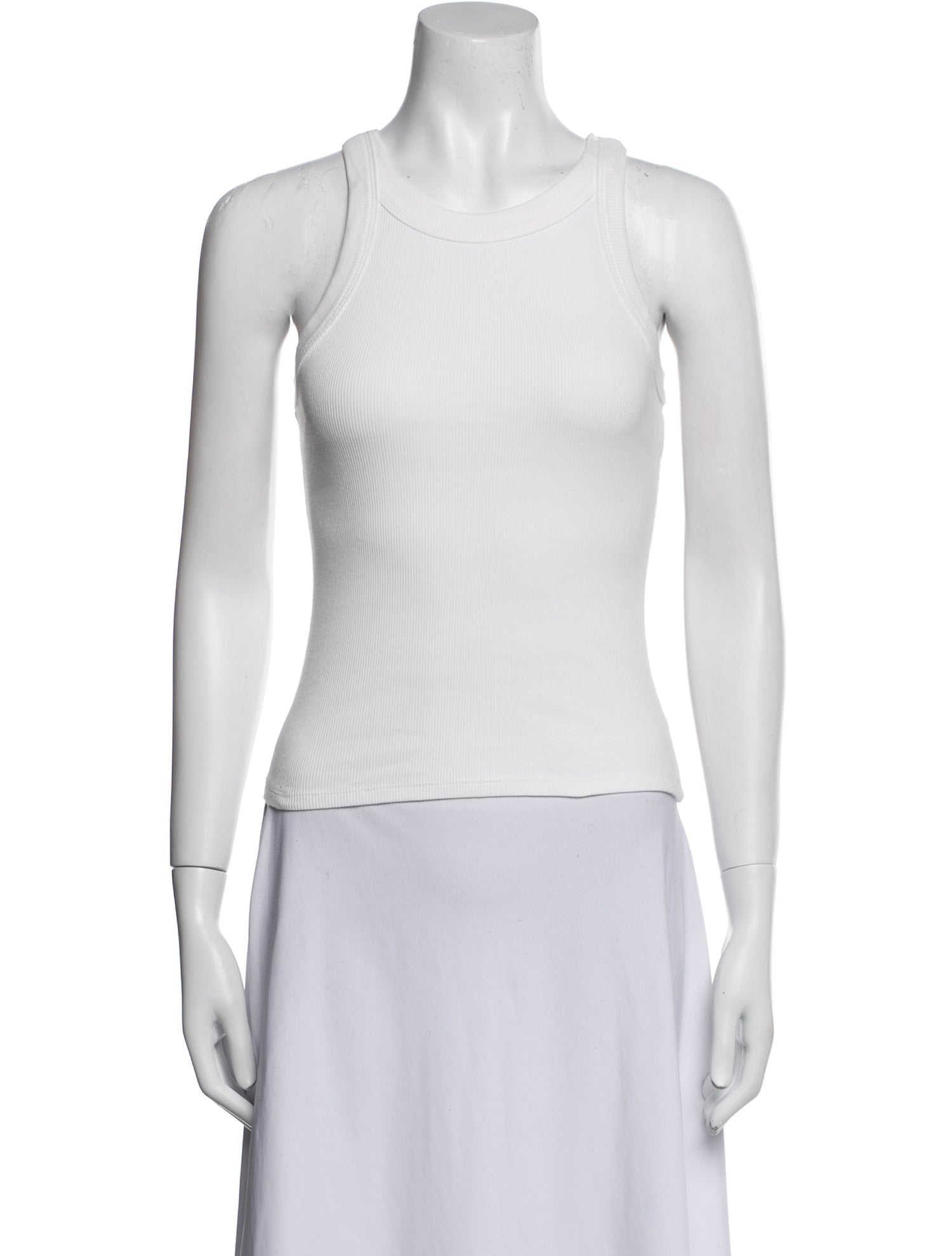 Reformation Crew Neck Sleeveless Top
