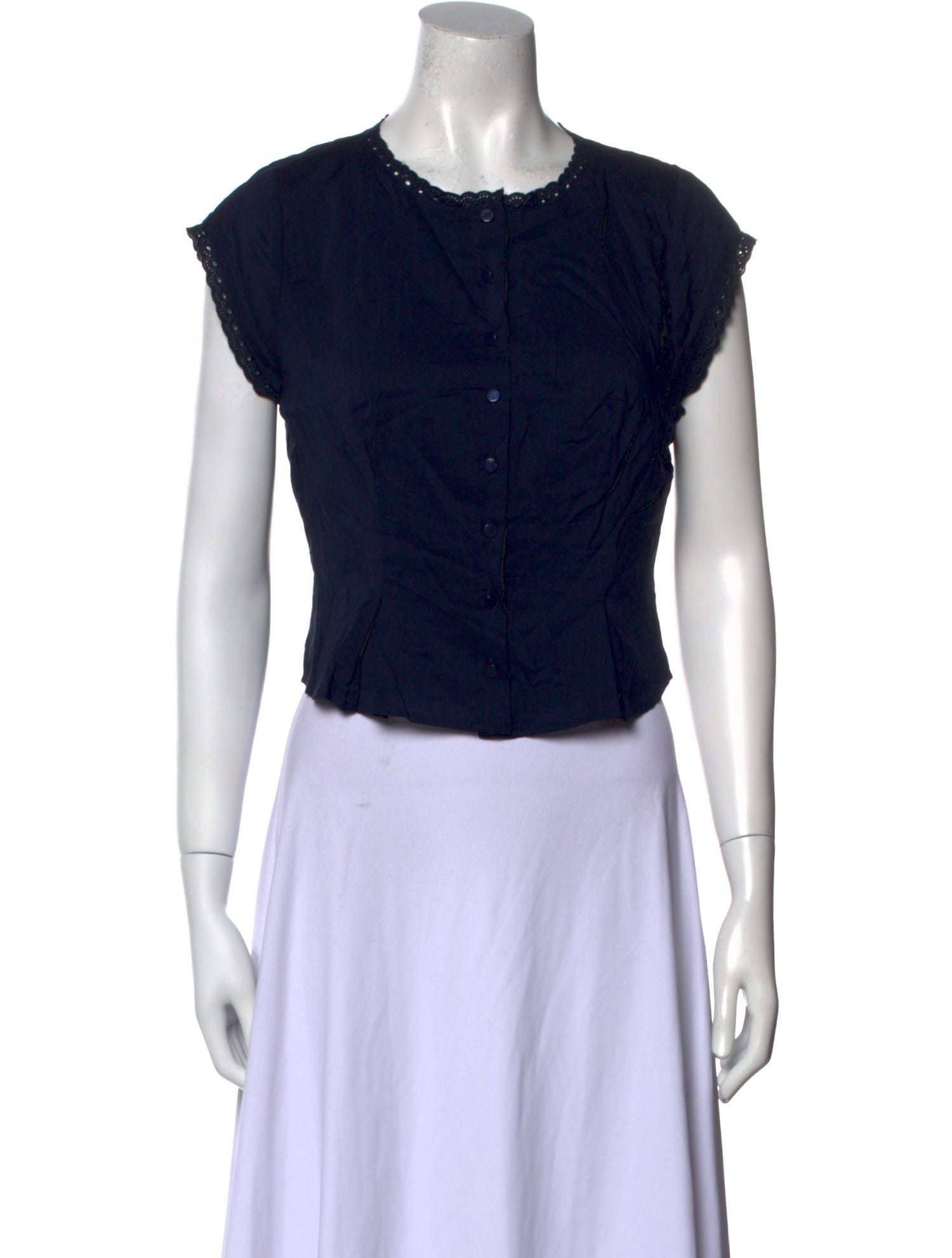 Reformation Crew Neck Short Sleeve Crop Top w/ Tags