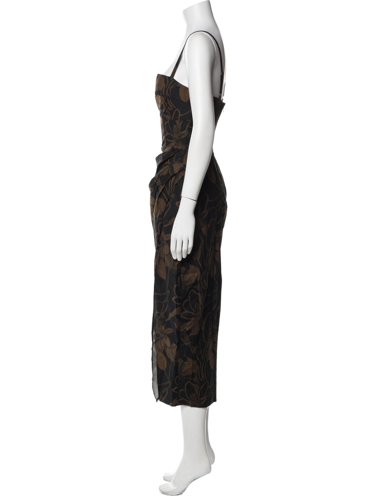 Reformation Floral Print Long Dress