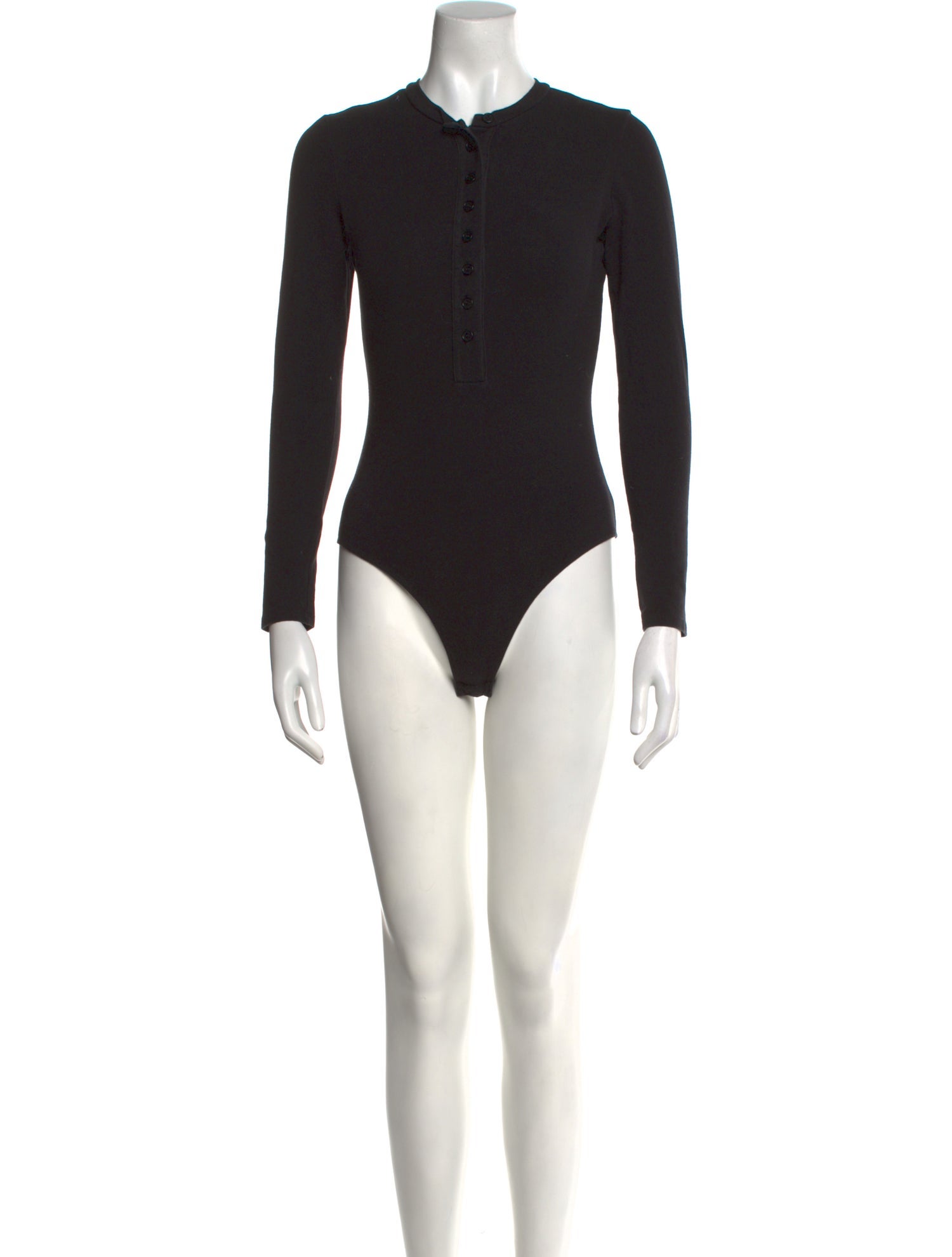 Reformation Mock Neck Long Sleeve Bodysuit