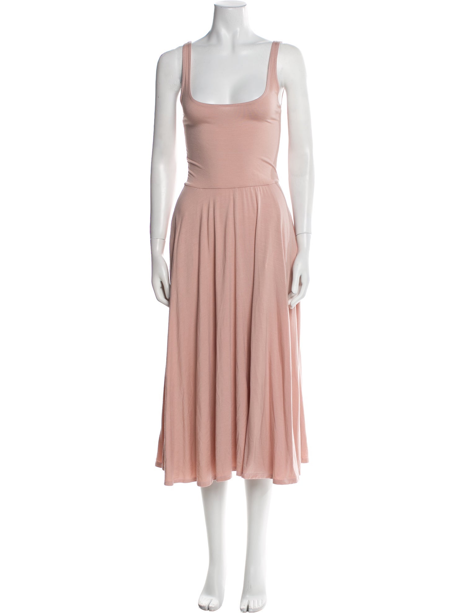 Reformation Square Neckline Long Dress