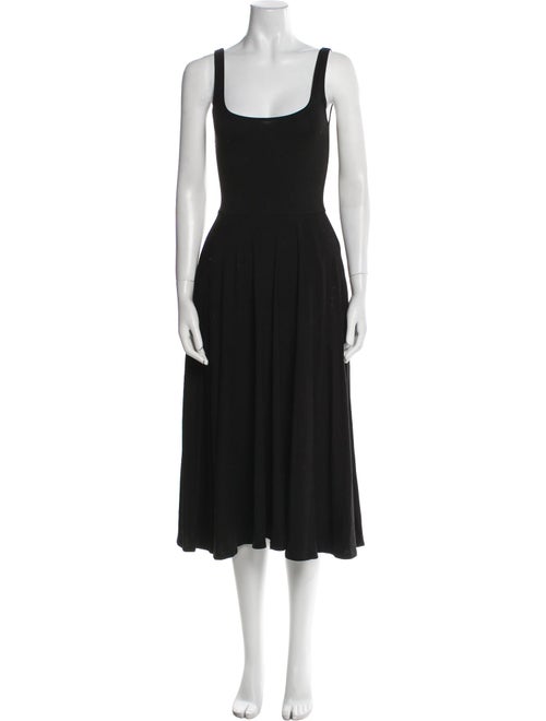 Reformation Scoop Neck Midi Length Dress