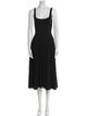 Reformation Scoop Neck Midi Length Dress