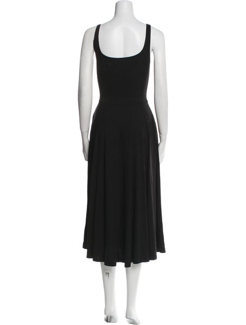 Reformation Scoop Neck Midi Length Dress