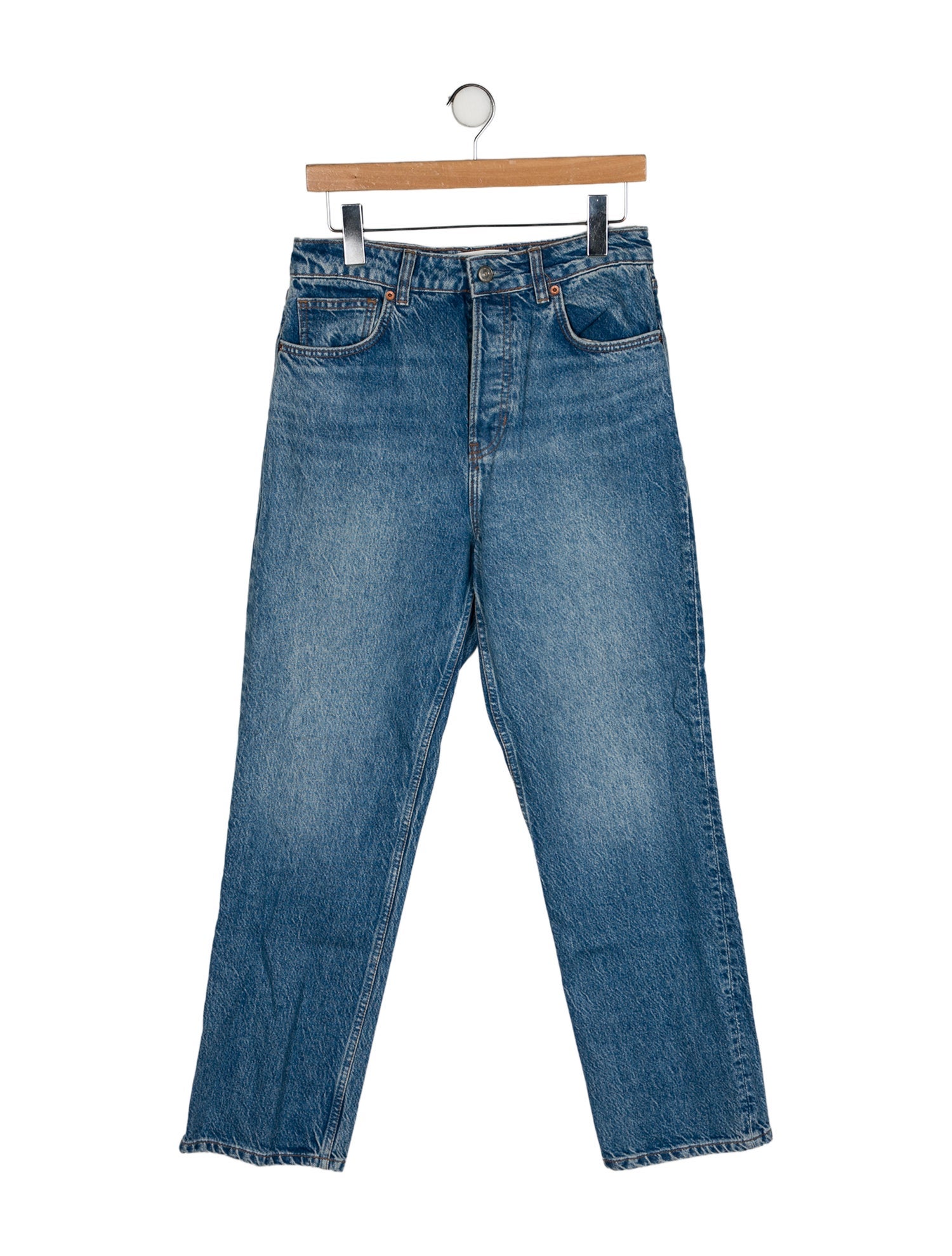 Reformation High-Rise Straight Leg Jeans