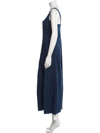 Reformation Square Neckline Midi Length Dress