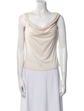 Reformation Cowl Neck Sleeveless Top