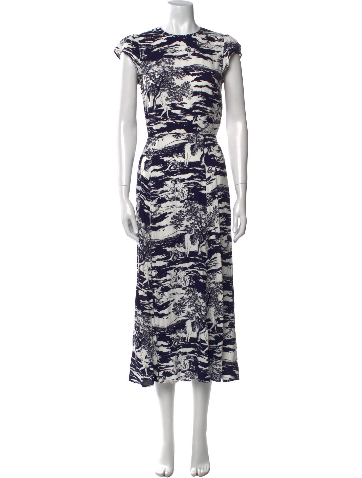 Reformation Printed Long Dress