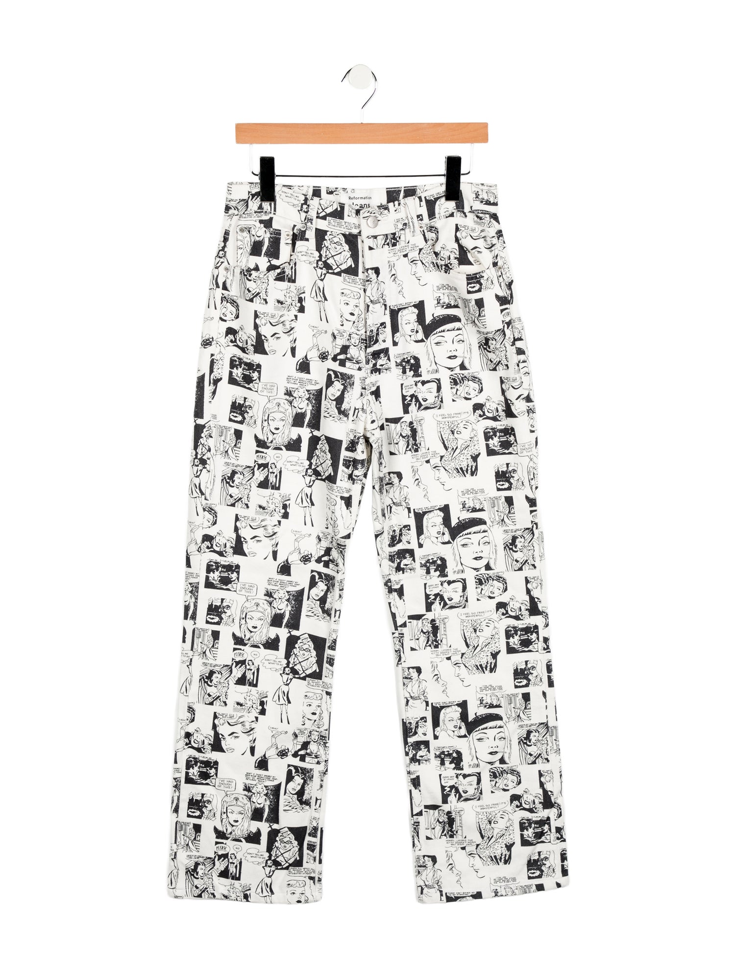 Reformation Mid-Rise Wide Leg Jeans