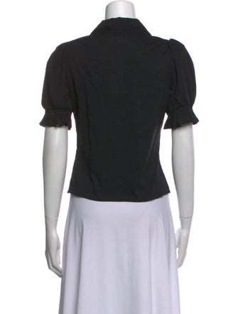 Reformation Short Sleeve Crop Top