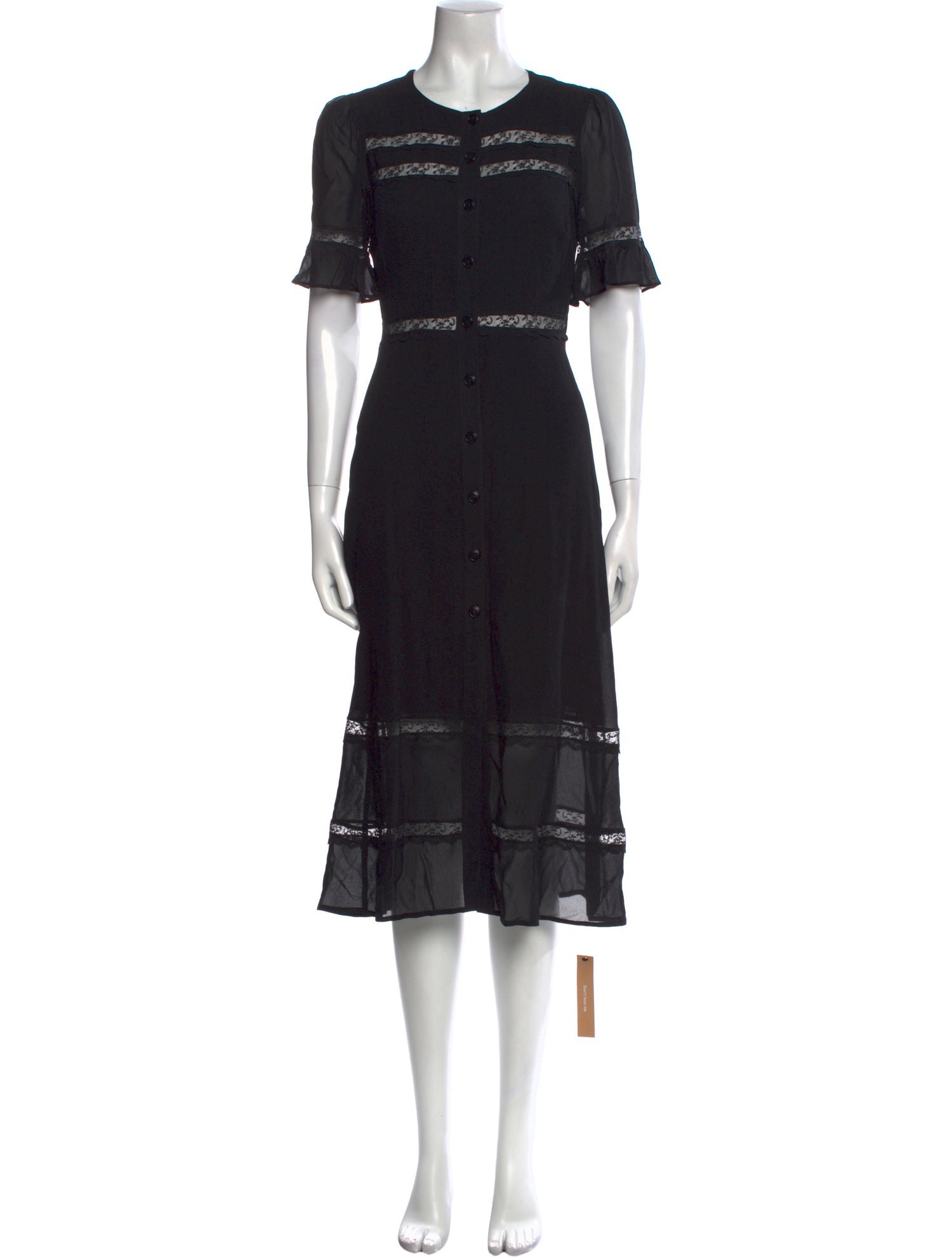 Reformation Crew Neck Midi Length Dress