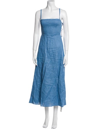 Reformation Linen Long Dress