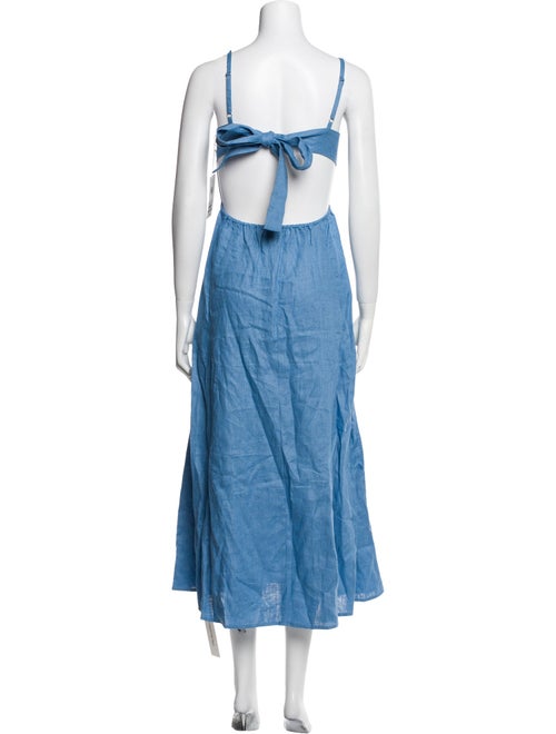 Reformation Linen Long Dress