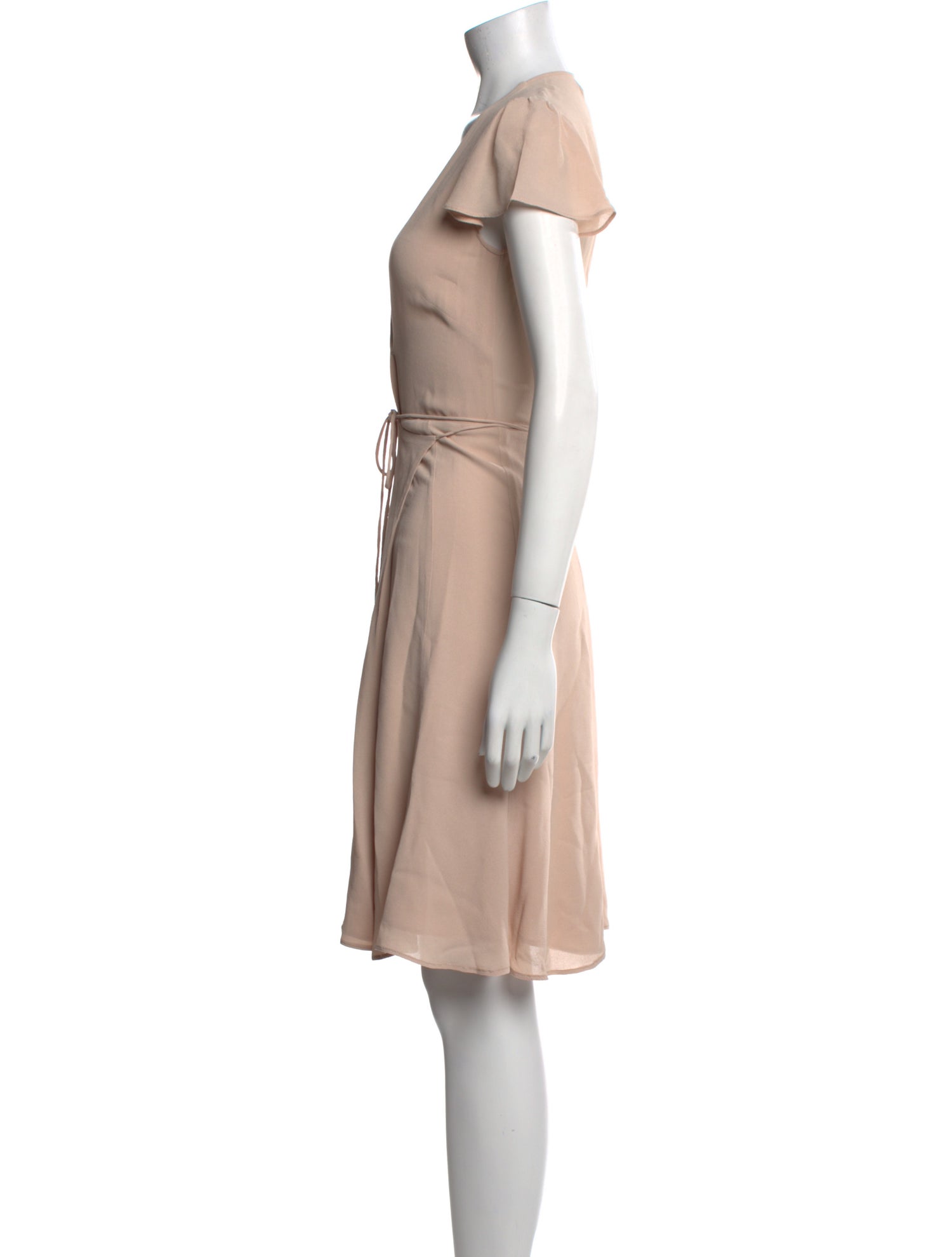Reformation V-Neck Knee-Length Dress